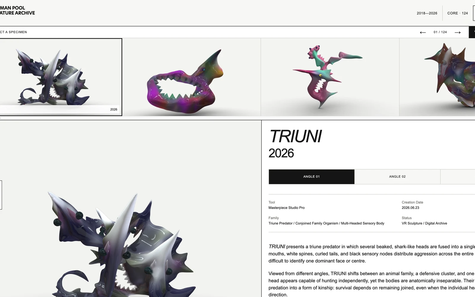 Archivio delle creature